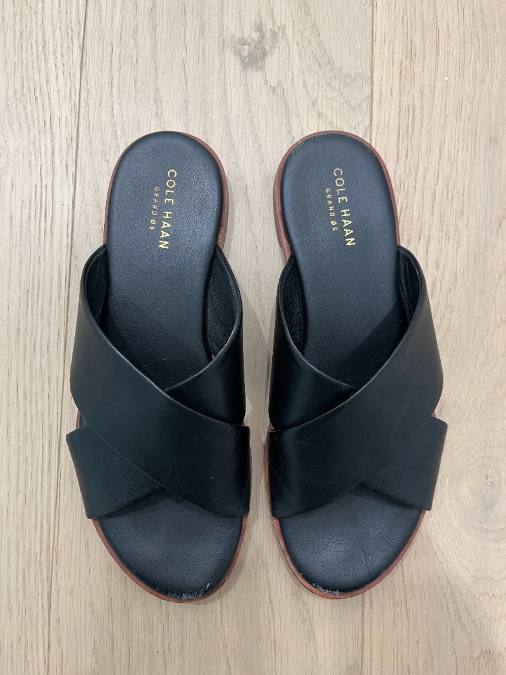 Cole Haan crossover slides